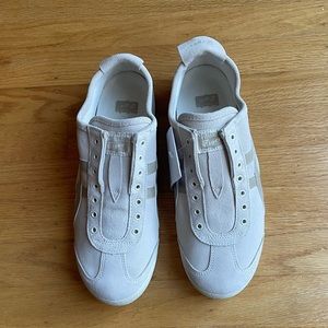 Onitsuka Tiger Mexico 66 Slip-On suede sneaker. Birch/Wood color. Size Men 8.